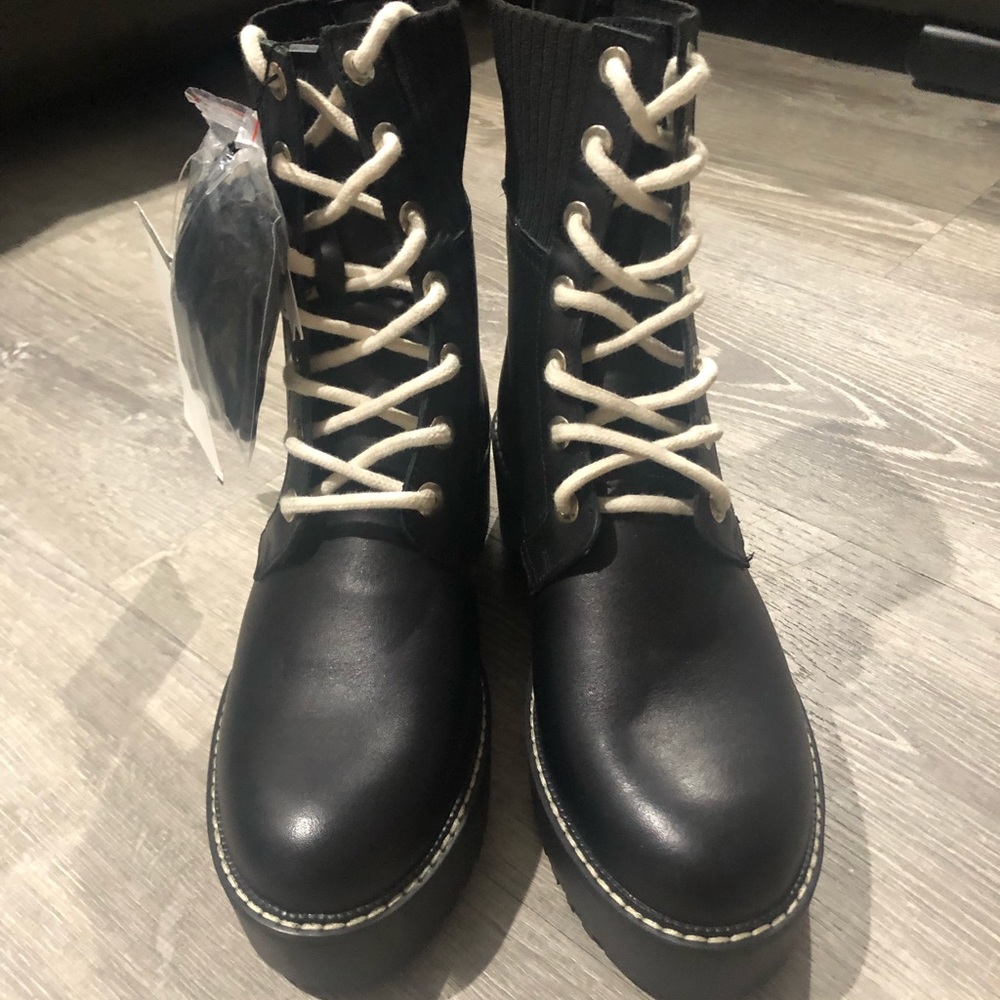 MANGO combat boots